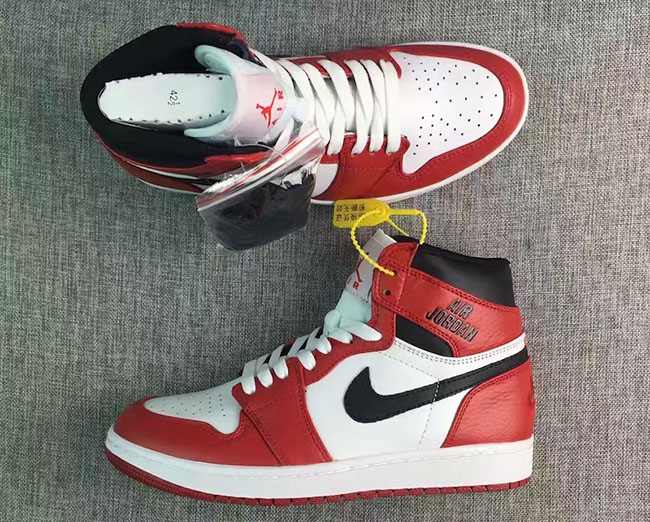 Les baskets Air Jordan 1 "Air Chicago" Femme  allient un style emblématique à un confort supérieur.