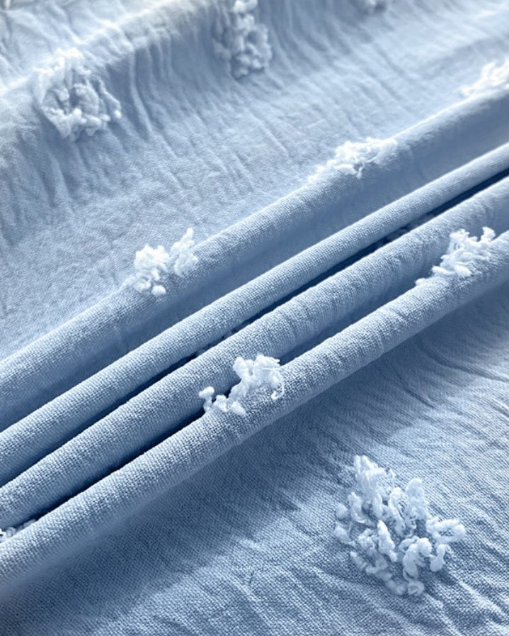 Premièrement : Ce Débardeur décontracté sans manches à imprimé jacquard à pois et sangles croisées femme.