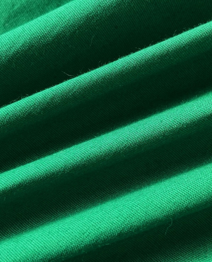 Premièrement : Cette Robe longue décontractée à volants et col en V , manches flottantes, dos nu , Froncée Femme