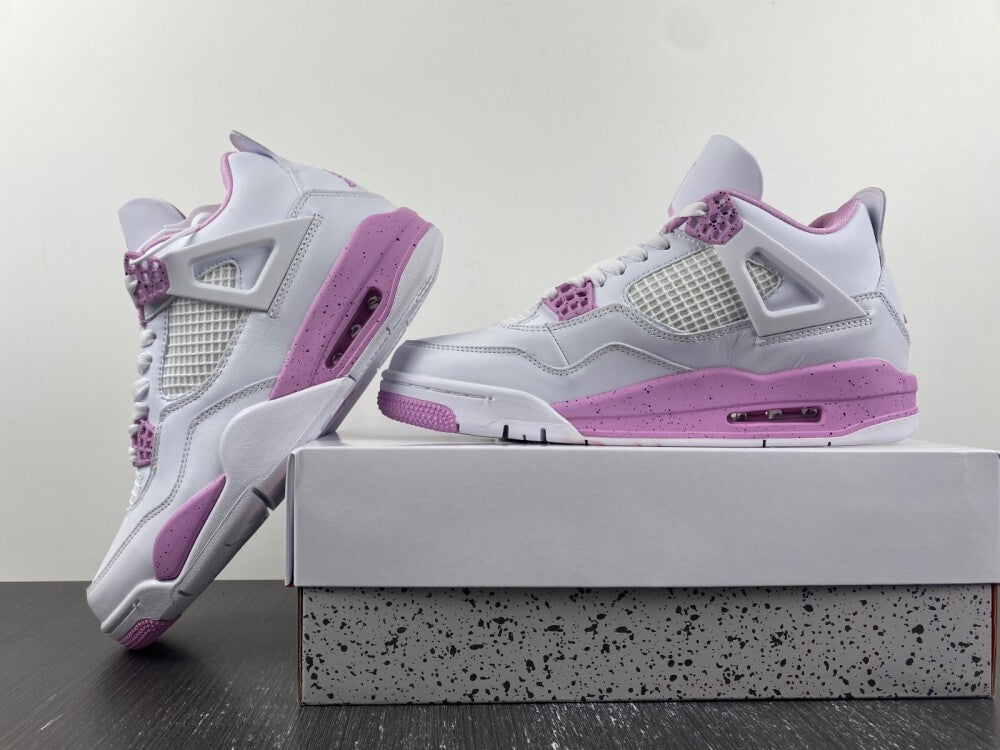 Baskets Air Jordan 4 Femme blanc