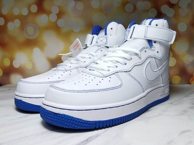 Premièrement : Les baskets Nike Air Force 1 High Femme réinventent la silhouette classique avec un design montant emblématique.