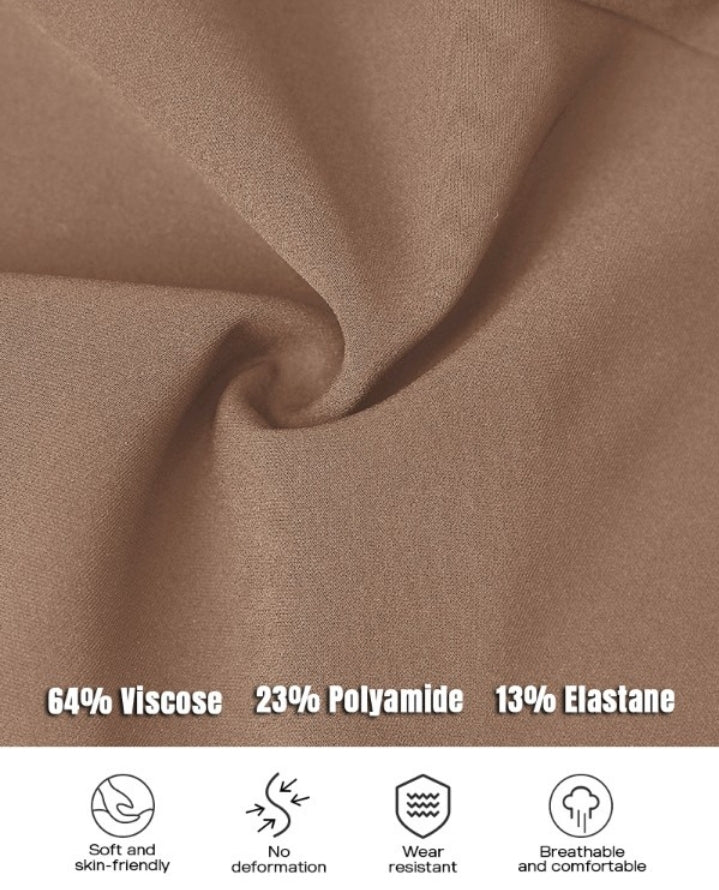 Premièrement : Ce Pantalon de travail court taille haute Femme .