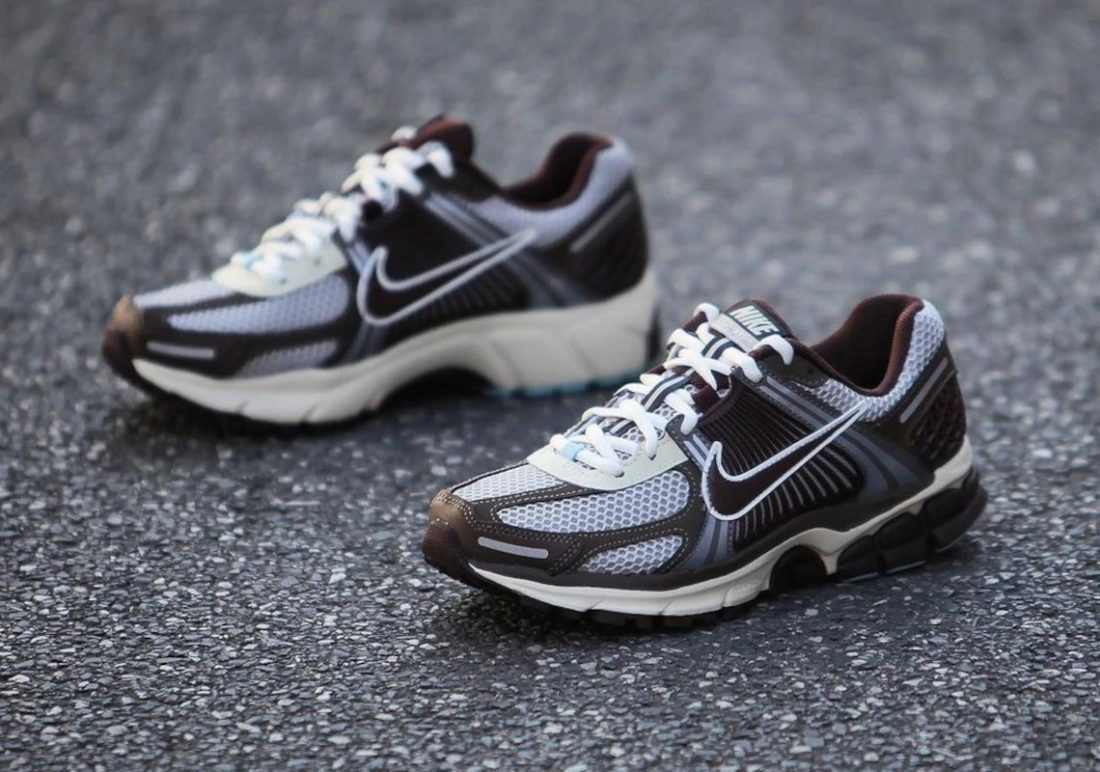 En revanche, les baskets Nike Zoom Vomero 5 Brown Grey Blue.