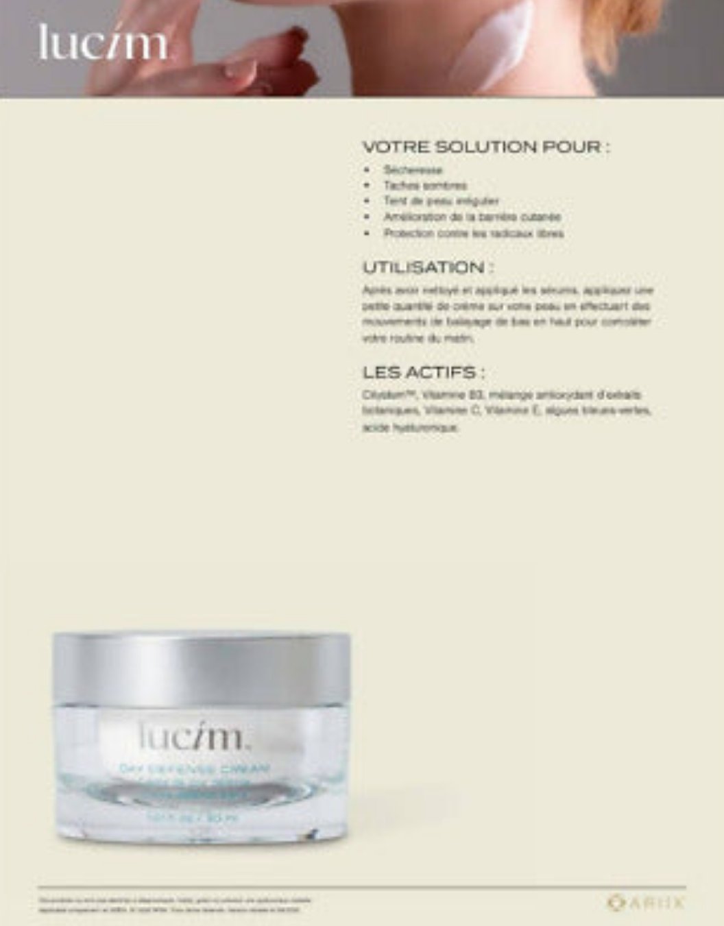 La gamme Lucim Ariix est conçue pour offrir des soins esthétiques haut de gamme qui répondent aux besoins spécifiques de votre peau, tout en révélant son éclat naturel.