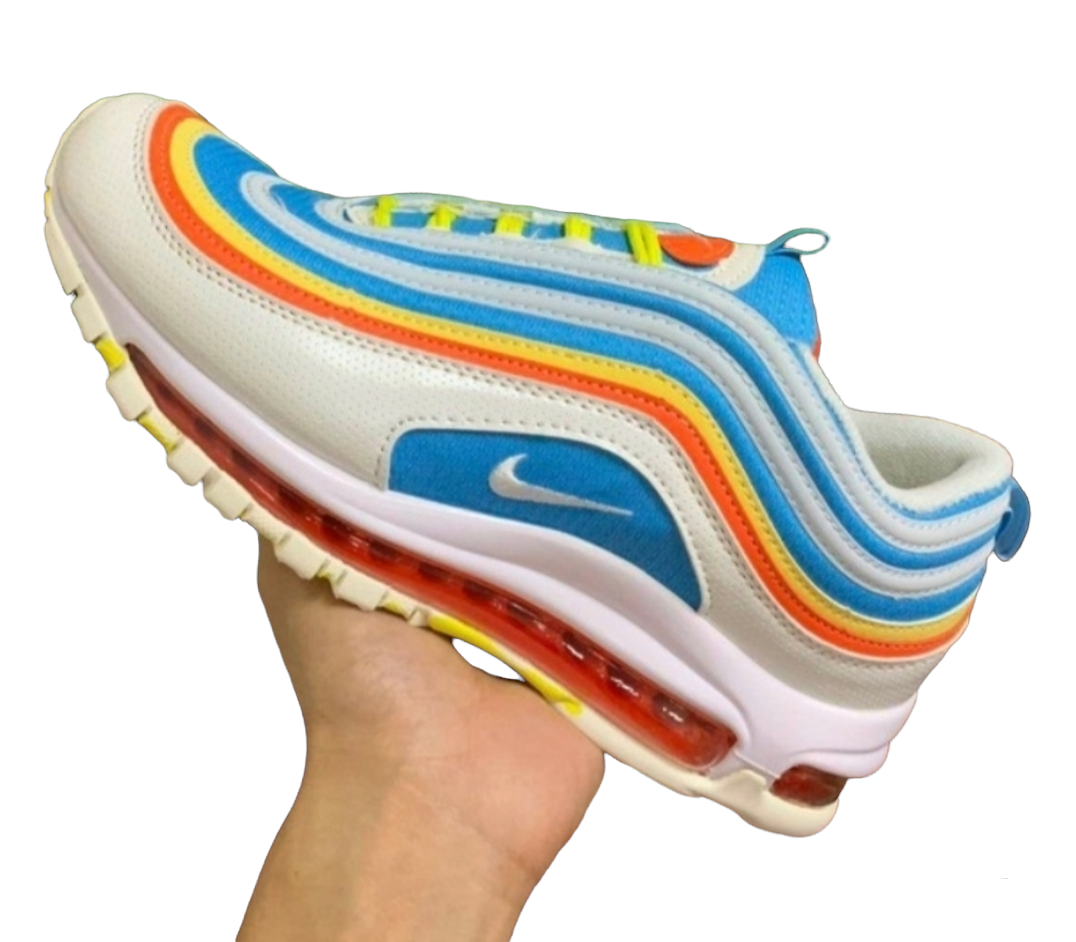 Les baskets Nike Air Max 97 sont synonymes de style emblématique et de confort absolu. Leur design ondulé distinctif.pas cher. Le moins cher.