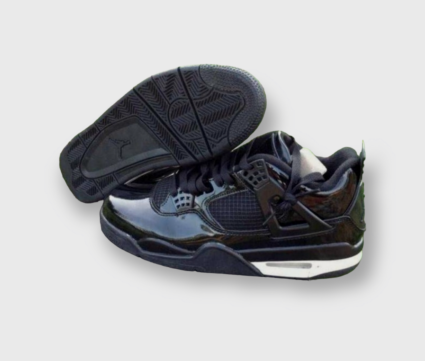 Baskets Air Jordan 4 11LAB4 Black White