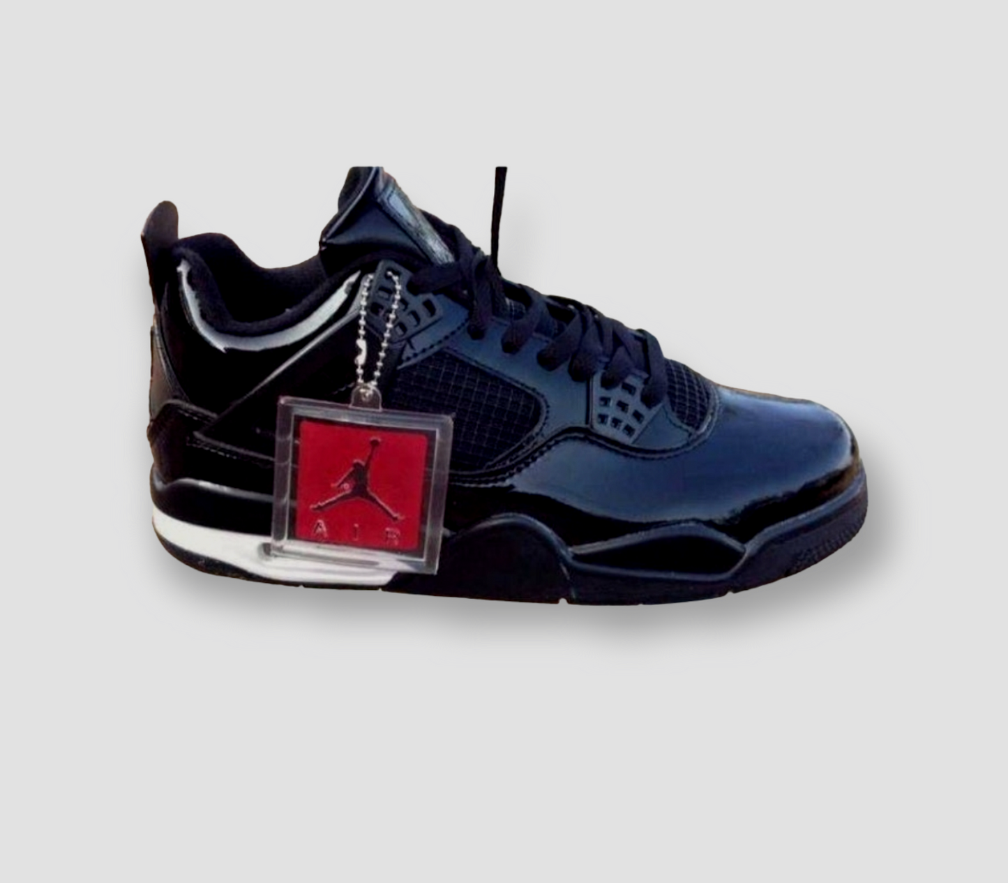 Baskets Air Jordan 4 11LAB4 Black White