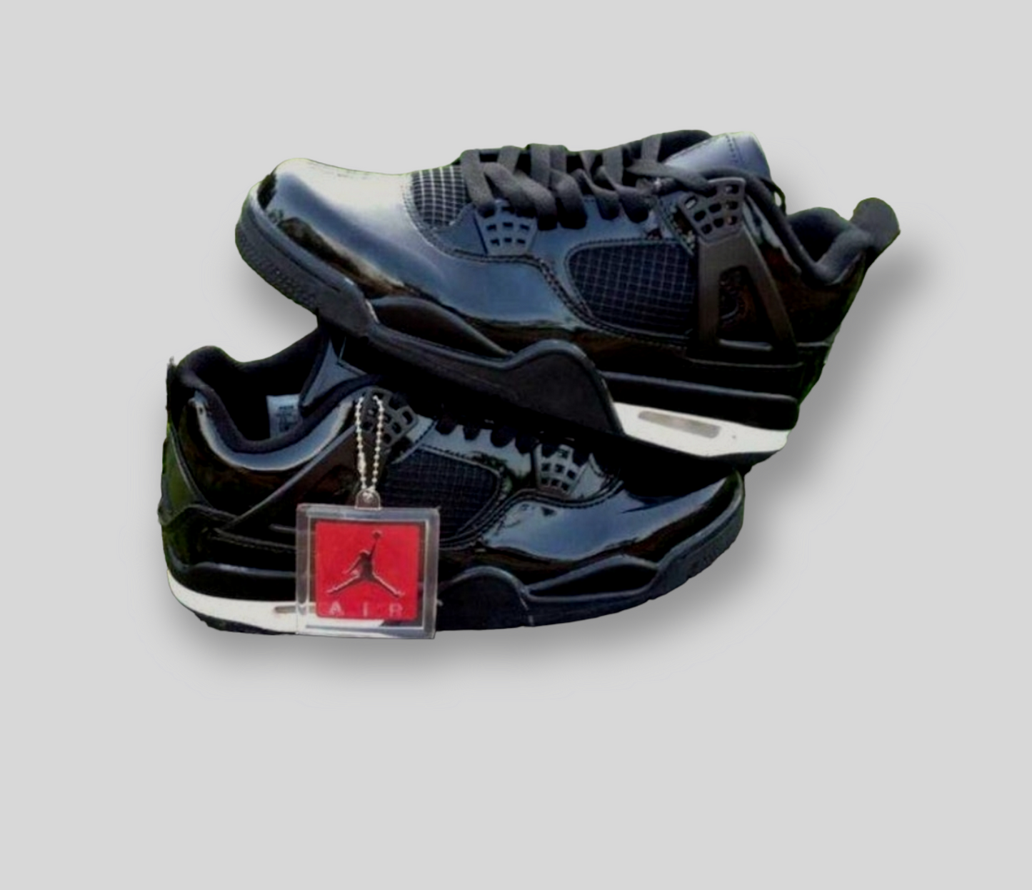 Baskets Air Jordan 4 11LAB4 Black White