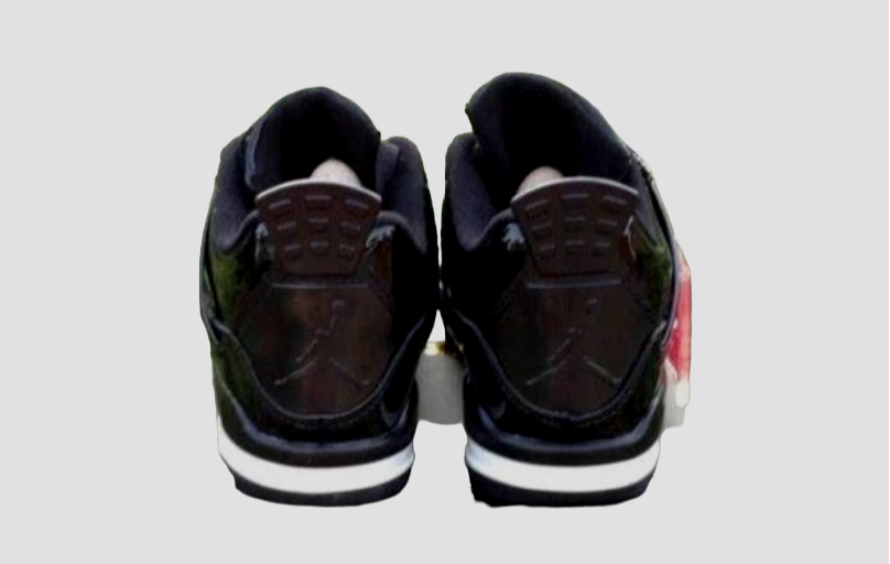 Baskets Air Jordan 4 11LAB4 Black White