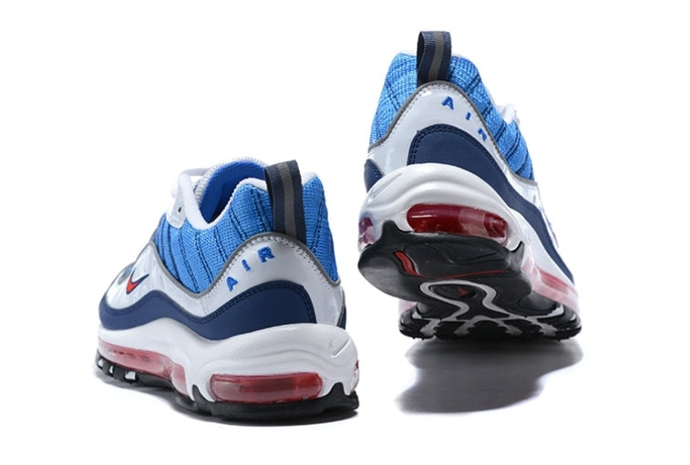 Les baskets Nike Air Max 98 allient style intemporel et confort moderne. Leur design distinctif et les matériaux de haute qualité.pas cher. Le moins cher.