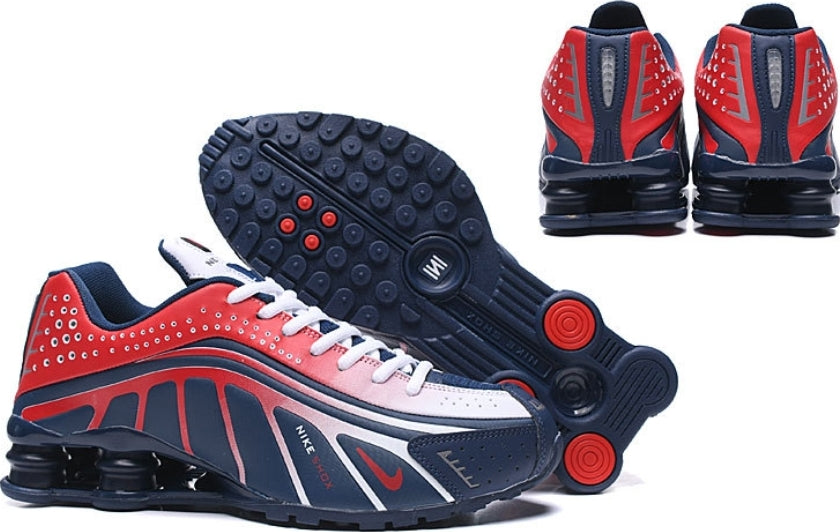 Les baskets Nike Shox R4 combinent style audacieux et innovation technologique exceptionnel et indispensable. Pas Cher. Le moins cher.
