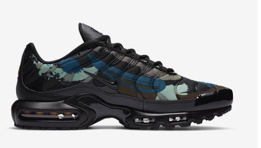 baskets Nike Air Max Plus tn Camo Black Green (GS)