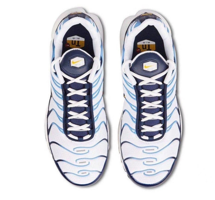 sneakers NIKE AIR MAX PLUS TN WHITE NAVY GOLD -