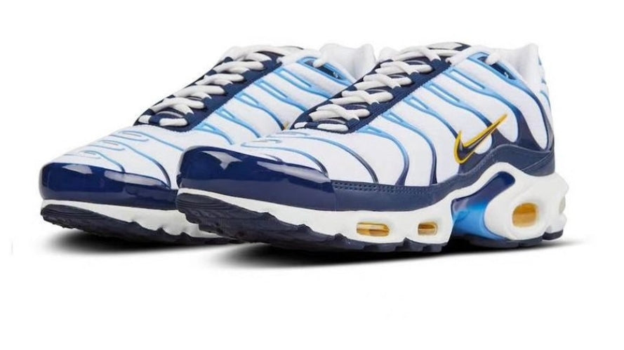 sneakers NIKE AIR MAX PLUS TN WHITE NAVY GOLD -