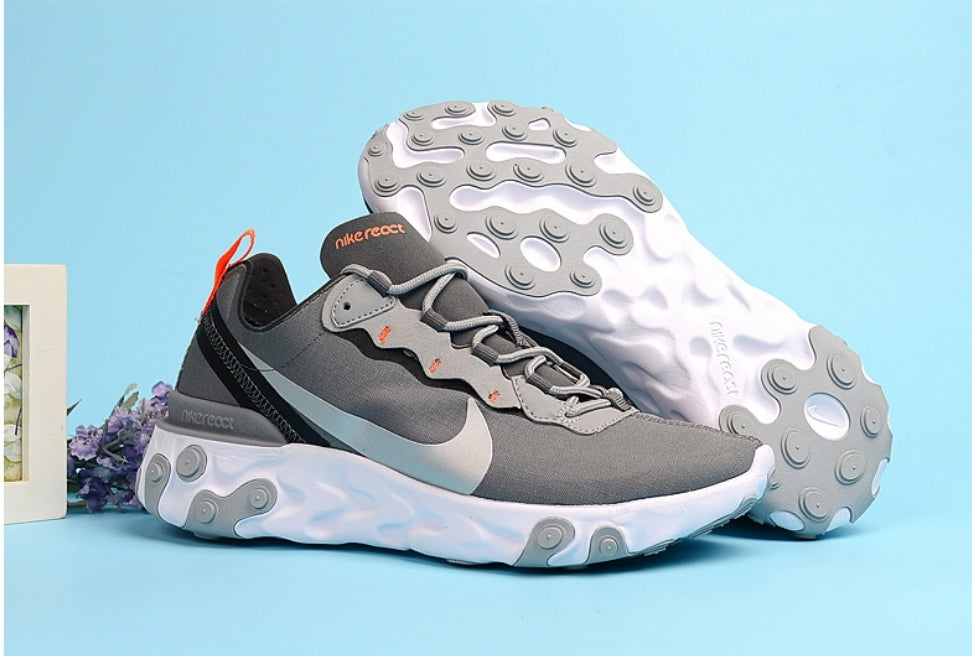 Baskets Nike React Element 55 « Grid » Cool Grey
