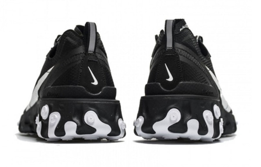 NIKE REACT ELEMENT 87 X UNDERCOVER BLACK/WHITE