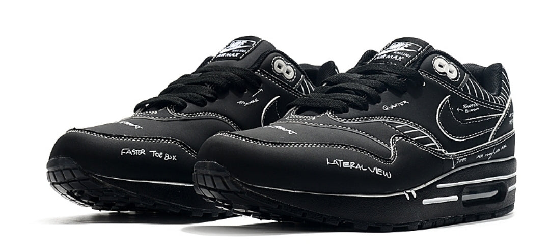 Les baskets Nike Air Max 1 sont iconiques pour leur style emblématique.retro incontournable pas cher. Le moins cher.exceptionnel