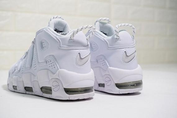 Baskets Nike Air max Uptempo " Triple White " Femme