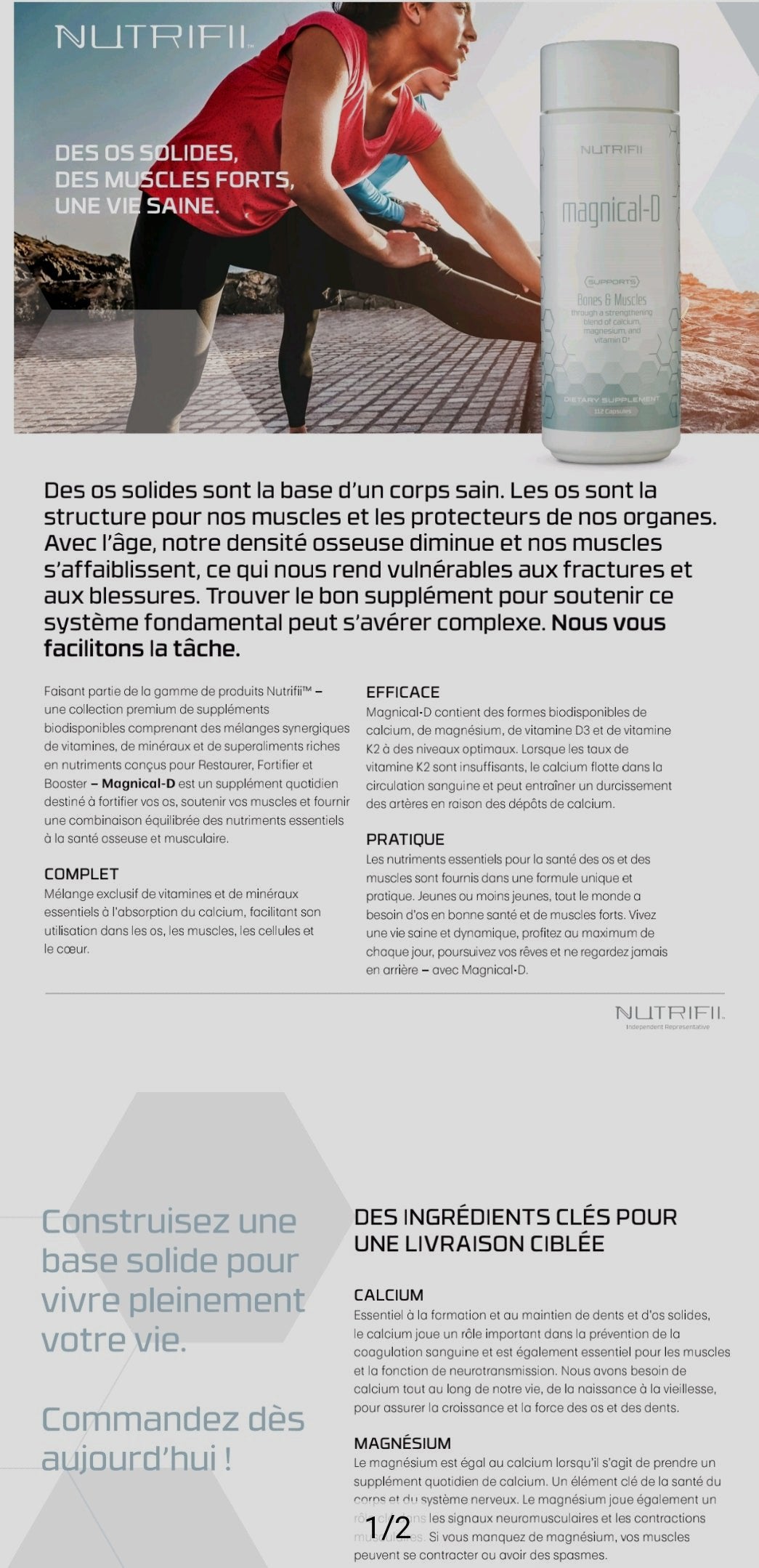 La gamme Nutrifii Ariix est conçue pour offrir des solutions nutritionnelles complètes et haut de gamme, adaptées aux besoins spécifiques de votre corps.