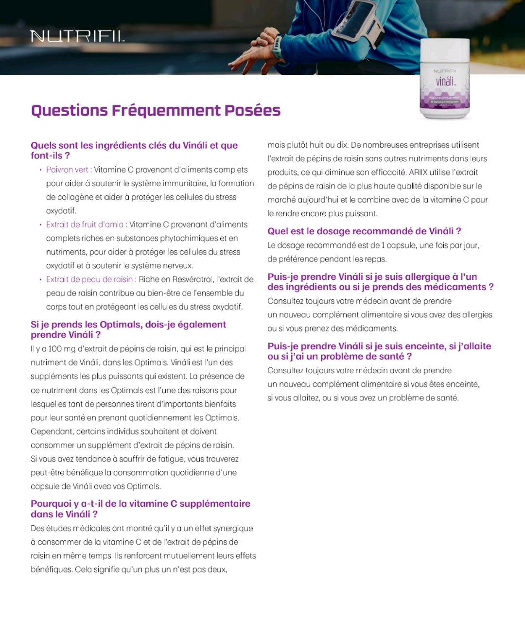 La gamme Nutrifii Ariix est conçue pour offrir des solutions nutritionnelles complètes et haut de gamme, adaptées aux besoins spécifiques de votre corps.
