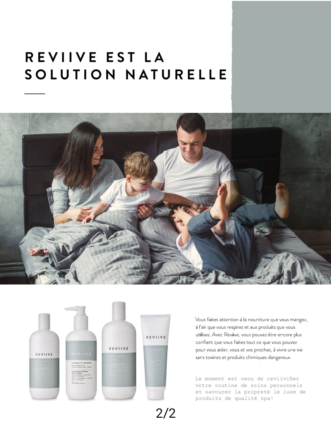 La gamme Reviive Ariix est spécialement formulée pour offrir des soins S.P.A. qui allient pureté, performance et bien-être au quotidien.