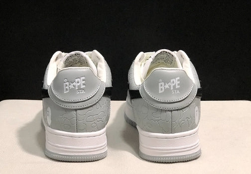 Chaussure Bapesta Low M2 'White Grey' Femme