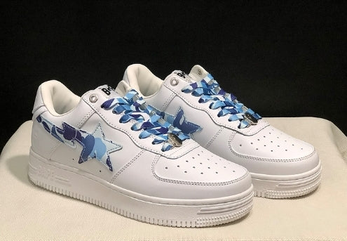 Chaussure Bapesta Low"
ABC Camo White Blue (2022) " Femme