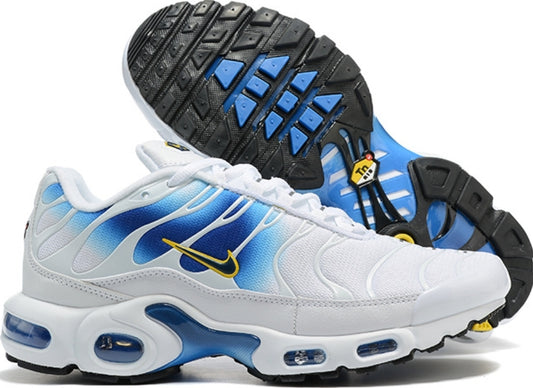 baskets Nike Air Max PlusSpray Paint Swoosh White Blue