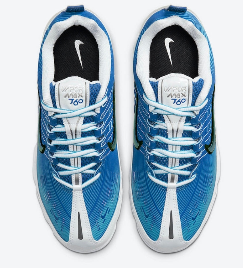 Les baskets Nike Air VaporMax 360 combinent un style rétro et  modernes. Leur design inspiré des années 2000 et leur. Pas cher.le moins Cher.