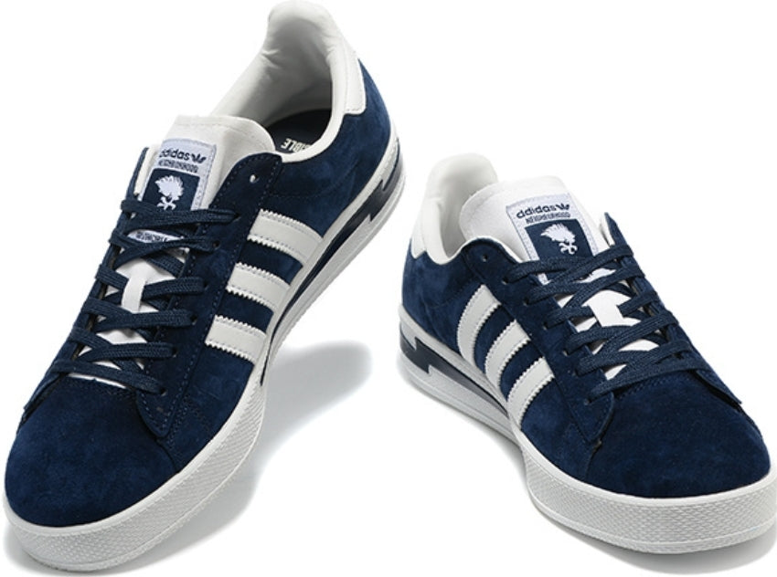 Les Baskets Adidas Campus INVINCIBLE Neighborhood BLACK/WHITE/SNAKESKIN.se distingue par des détails subtils comme les surpiqûres contrastées.
