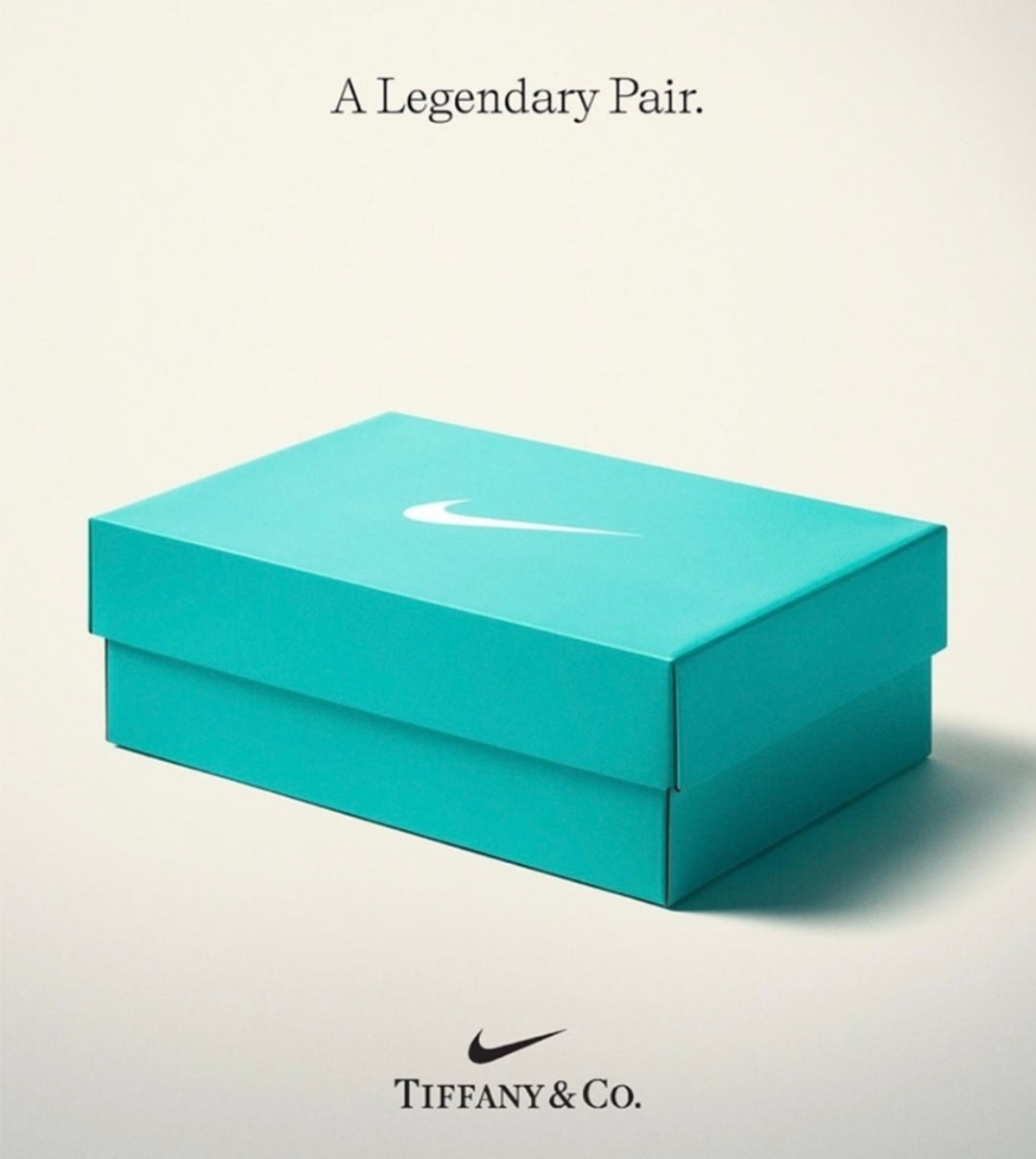 Fruit d’une collaboration inédite entre Nike et la prestigieuse maison de joaillerie Baskets Nike Air Force 1 Low X Tiffany & Co.