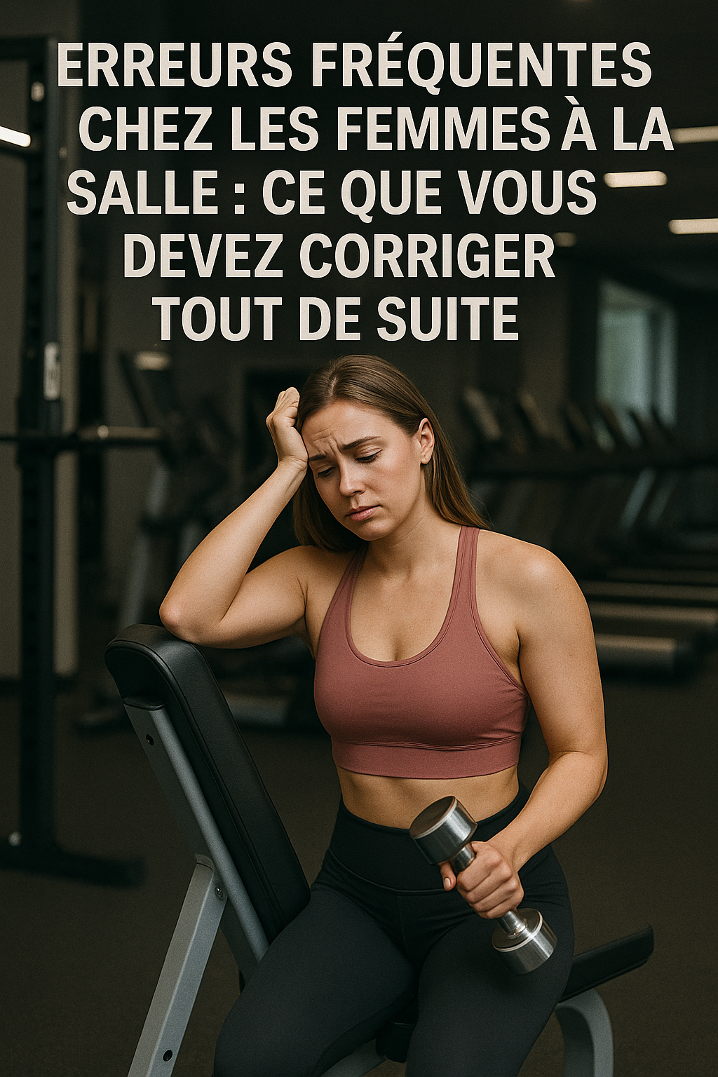Erreurs fréquentes chez les femmes à la salle : ce que vous devez corriger tout de suite  Vous allez à la salle avec de la motivation et des objectifs clairs : tonifier votre corps, vous sentir mieux, gagner en confiance. Pourtant, 