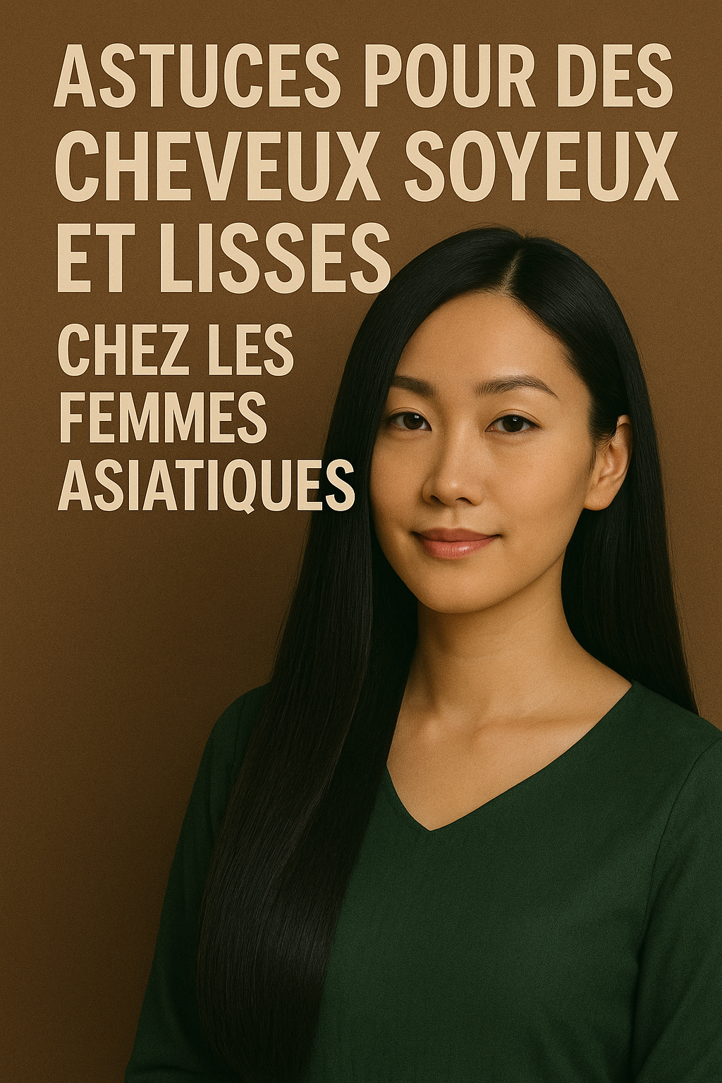 Cheveux Soyeux et Lisses chez les Femmes Asiatiques