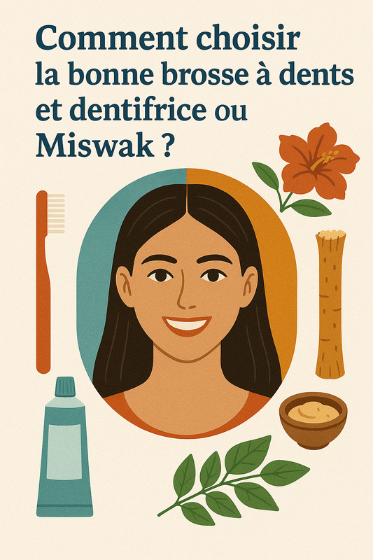 Comment choisir la bonne brosse à dents et dentifrice ou&nbsp; Miswak ?  Choisir la bonne brosse à dents et le bon dentifrice est crucial pour garder des dents et des gencives en pleine santé.