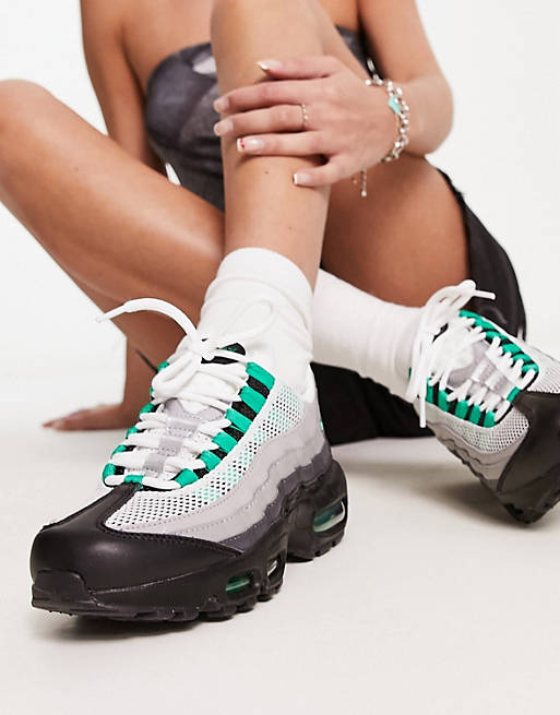 Résultats de l'évolution emblématique de la ligne Nike, les Nike Air Max 95 Worldwide Blue Fury sont un témoignage de l'engagement de Nike à combiner style et innovation.