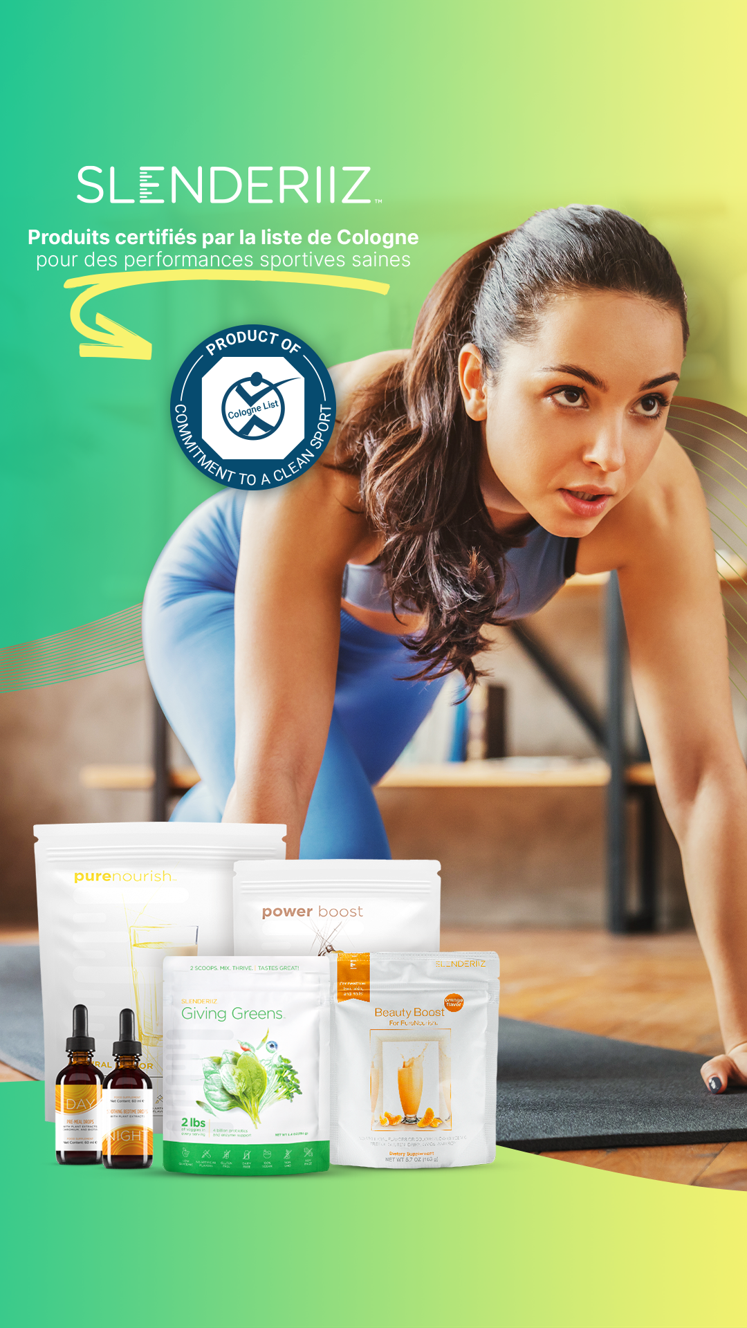 9) SLENDERIIZ : solution minceur et prise de masse musculaire