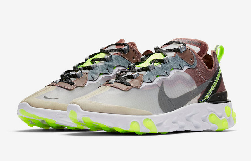 les baskets Nike Upcoming React Element 87 Femme sont un témoignage de l'engagement de Nike à combiner style et innovation.