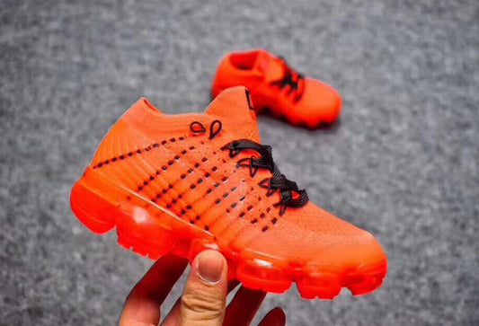 Baskets pour Enfants Nike Air Force vapormax orange