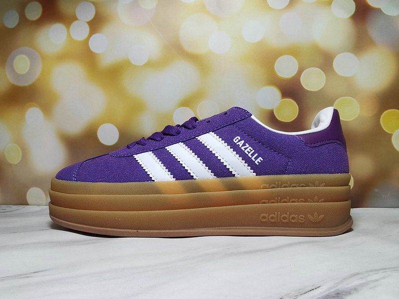 Les baskets Adidas Gazelle Bolt revisitent un classique emblématique avec une touche contemporaine, alliant style rétro et confort moderne.