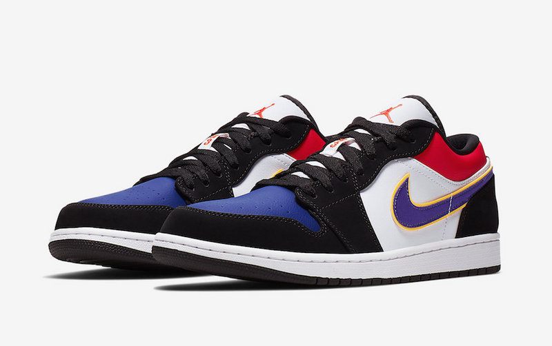 Jordan 1 Low " Lakers Top 3 "  Femme