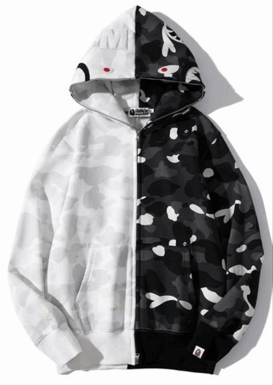 Les sweats Bape Sta pour homme incarnent l’essence du streetwear avec un design audacieux et reconnaissable, propre à la marque A Bathing Ape (Bape).