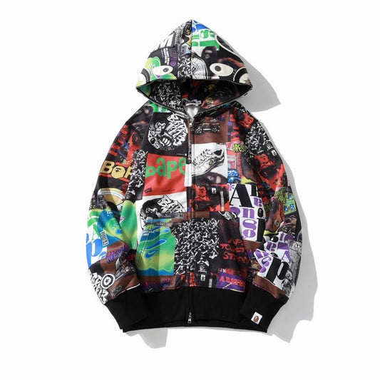 Les sweats Bape Sta pour homme incarnent l’essence du streetwear avec un design audacieux et reconnaissable, propre à la marque A Bathing Ape (Bape).