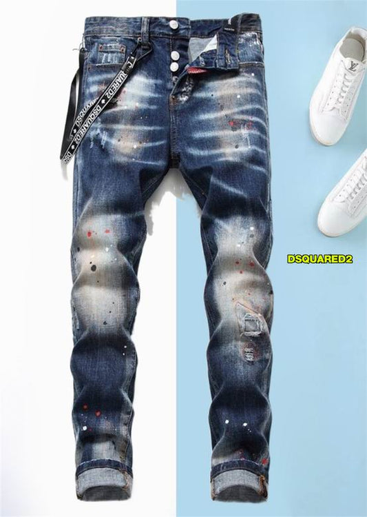 les jeans DSquared2 pour homme combinent performance et style avec une touche de robustesse urbaine. distinctif.pas cher.le moins cher.