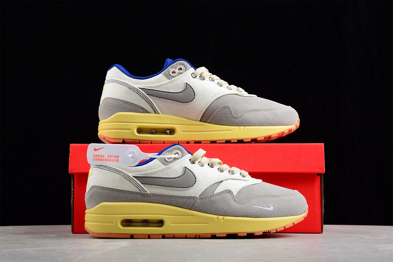 Les baskets grande taille Nike Air Max 1.

 conservent l’élégance intemporelle du modèle original tout en s’adaptant parfaitement aux grandes pointures.