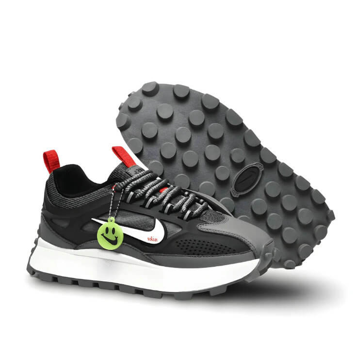 Découvrez la Basket Nike Bailleli Black Grey White au design audacieux et aux lignes contemporaines. Parfaite pour un style streetwear unique !