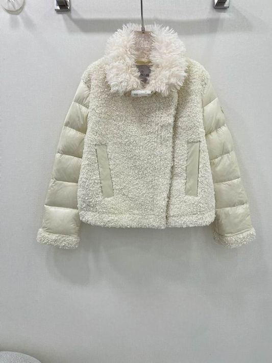 Doudoune Manteau Moncler Femme blanc