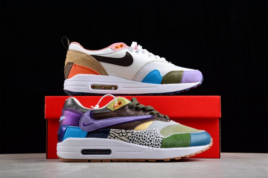 Les baskets Nike Air Max 1 sont iconiques pour leur style emblématique.retro incontournable pas cher. Le moins cher.exceptionnel 