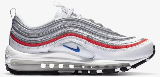 Baskets Nike Air Max 97
Metallic Silver Flash Crimson Racer Blue
