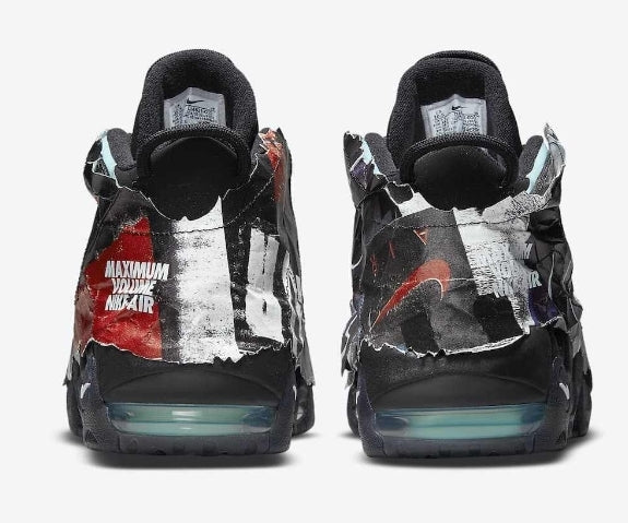 Résultats de l'évolution emblématique de la ligne Nike, les Nike Air More Uptempo "Maximum Volume" sont un témoignage de l'engagement de Nike à combiner style et innovation.