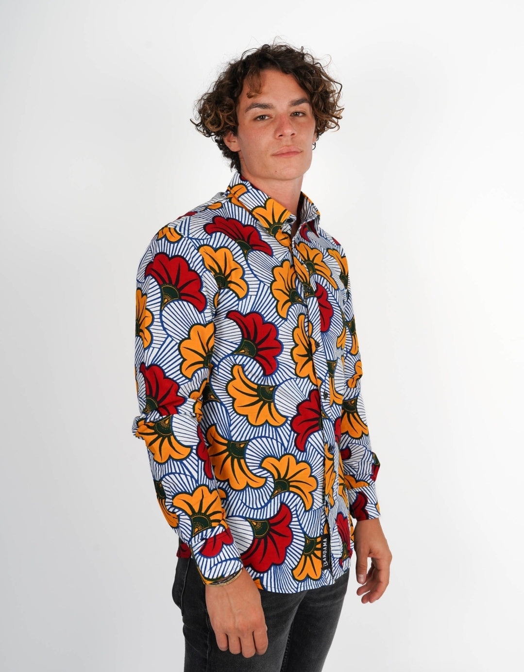 Chemise Abidjan wax Bandama
